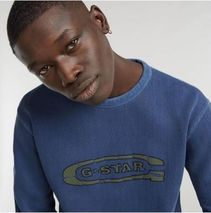 Produktbild G-Star Zerstörtes G-Logo Wasch-Sweatshirt (M)