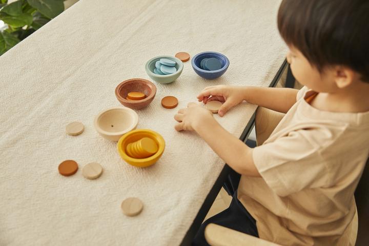 Image du produit Plantoys Gobelets de tri et de comptage Orchard
