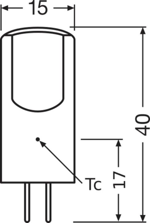 Produktbild Ledvance LED-Lampe (G4, 2 W, 200 lm, 1 x, F)