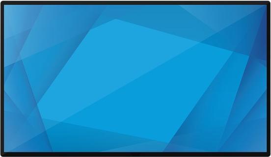 Actual product image ēlo ET6553L-2UWA-1-MT-ZB-GY-G 2.0 DPORT 1.4 CAP TOUCH WW GRAY NMS IN MNTR (3840 x 2160 Pixels, 64.50")