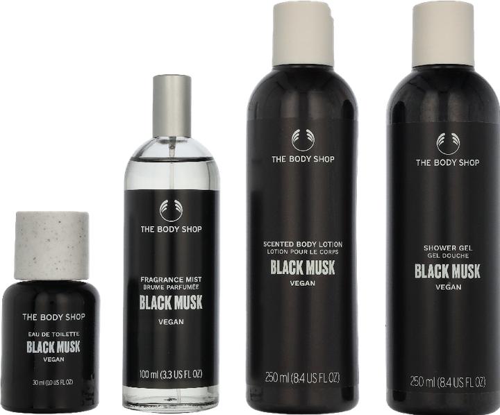 Actual product image The Body Shop Set mit Damenparfüm BLACK MUSK 4 Stücke
