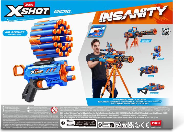 Actual product image Zuru X-Shot Insanity Micro (24 Darts)