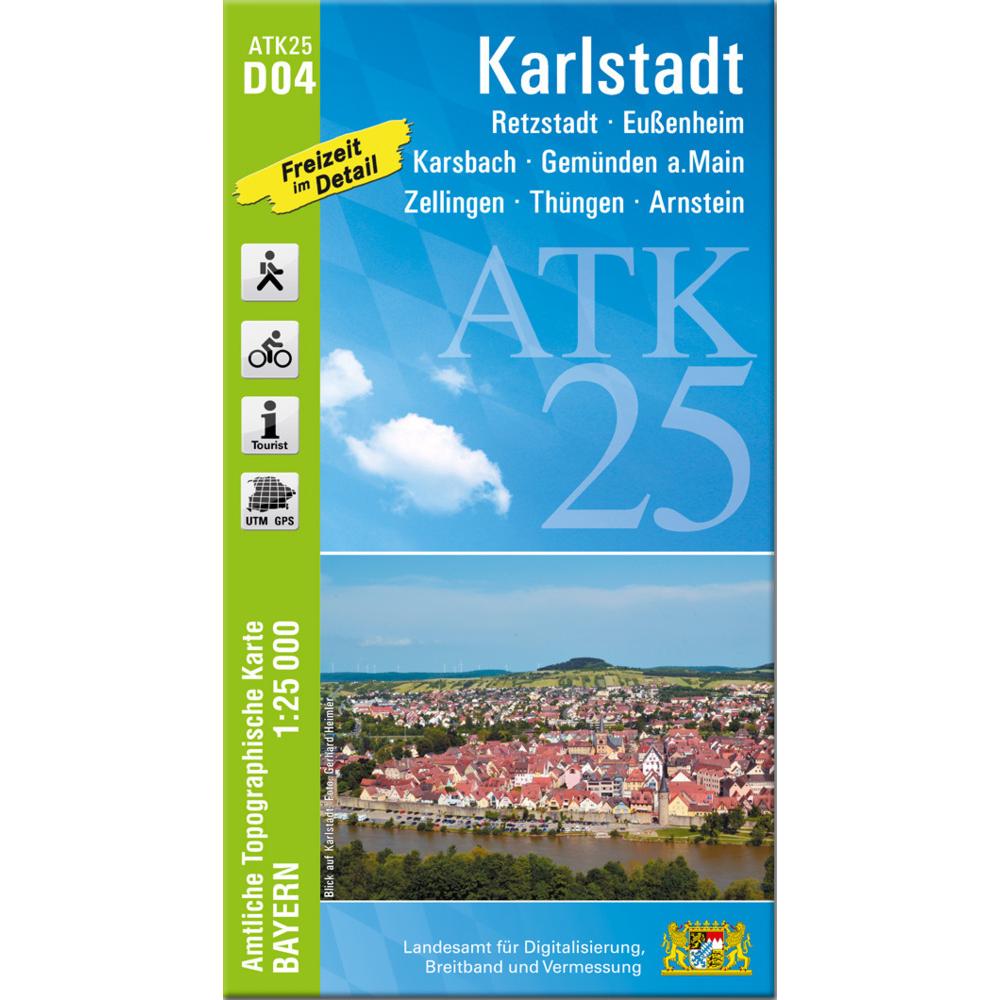 ATK25-D04 Karlstadt, Landkarte