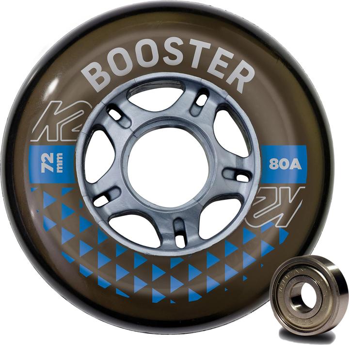 K2 BOOSTER 72MM 80A 8-WHEEL PACK W ILQ 5 (72 mm)