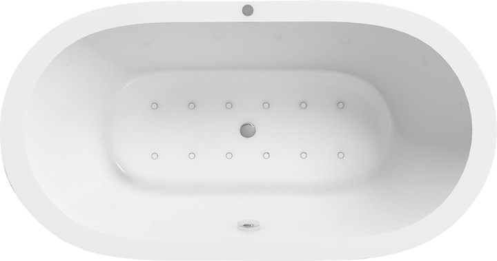 Image du produit Jet-Line Baignoire à hydromassage MAGGIORE II noire (170 cm, 80 cm)