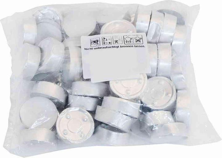 Produktbild Jeka Teelichter 50er Pack weiss 4 h (50 Stk.)