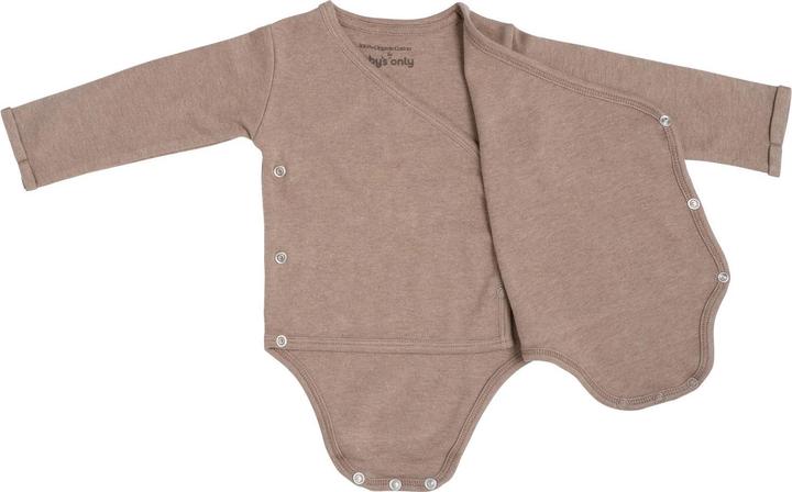 Actual product image Baby's only Baby bodysuit long sleeves melange clay - 50 (50)