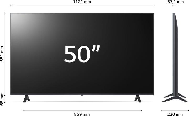 Image du produit LG 50UR78006LK (50", LED, 4K)