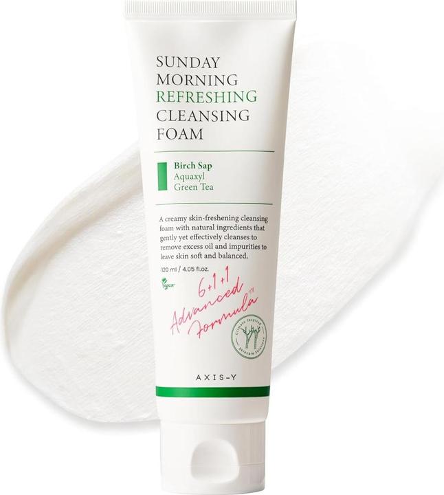 Actual product image Axis-Y 6+1+1 - Sunday Morning Refreshing Cleansing Foam (Facial cleansing wipes, 120 ml)