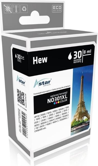 Actual product image Astar Color - compatible - ink cartridge - for Deskjet 1050A J410, 1051A J410, 10XX, 1 (M, C, Y)