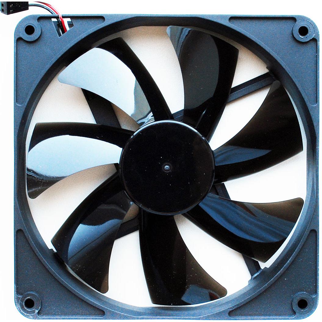 Noiseblocker BlackSilentPro-Series PK3 (140 mm, 1 x), PC Lüfter, Schwarz