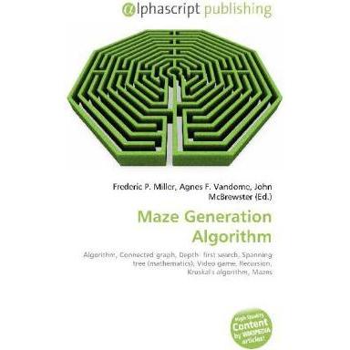 Maze Generation Algorithm, Fachbücher von Agnes F. Vandome, Frederic P. Miller, John McBrewster