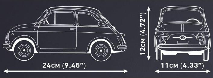 Image du produit Cobi 1965 Fiat 500 Abarth