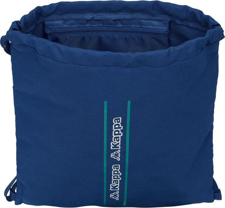 Actual product image Kappa Rucksacktasche mit Bändern Marino Marineblau 35 x 40 x 1 cm