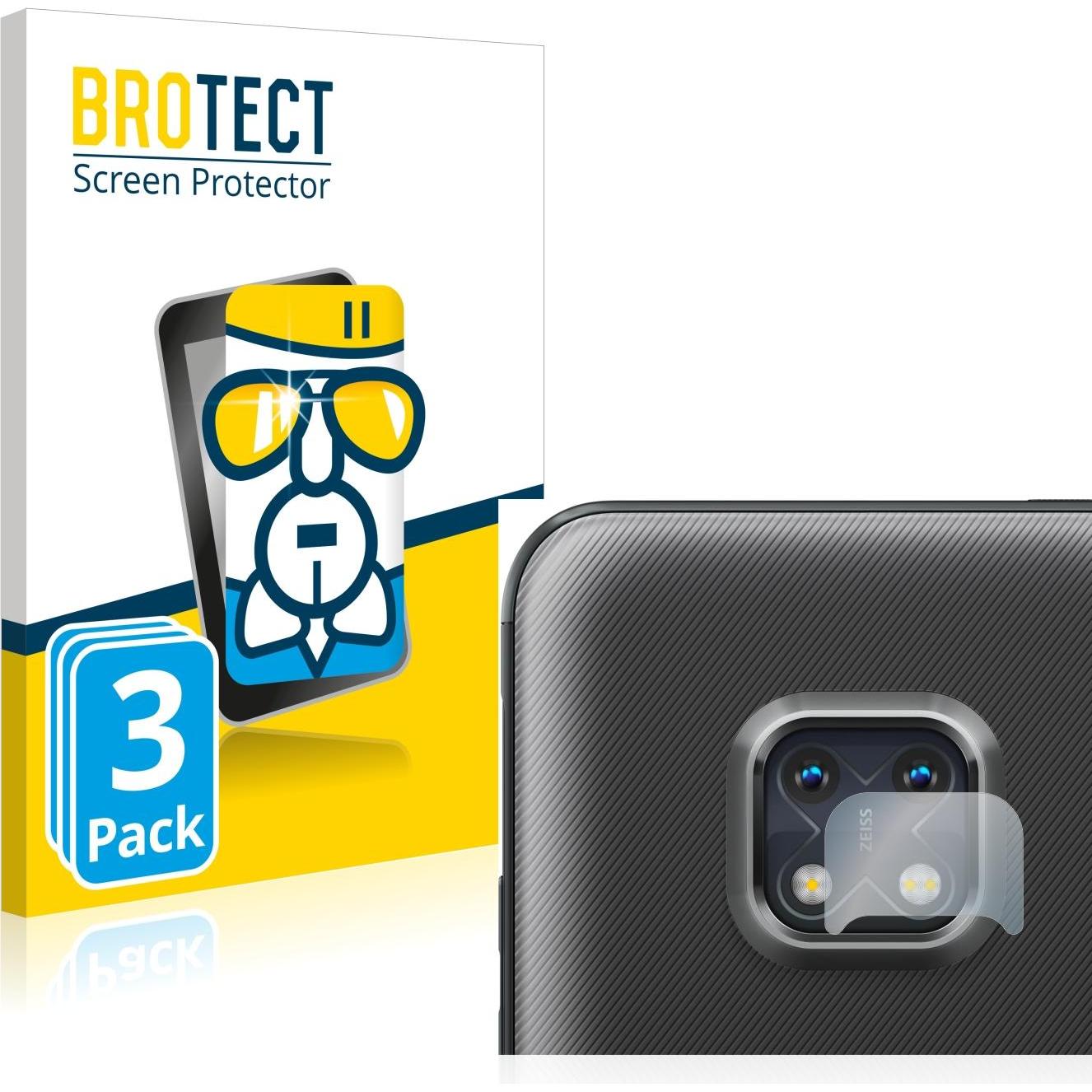 BROTECT AirGlass Panzerglasfolie (3 Stück, Nokia XR20), Smartphone Schutzfolie, Transparent