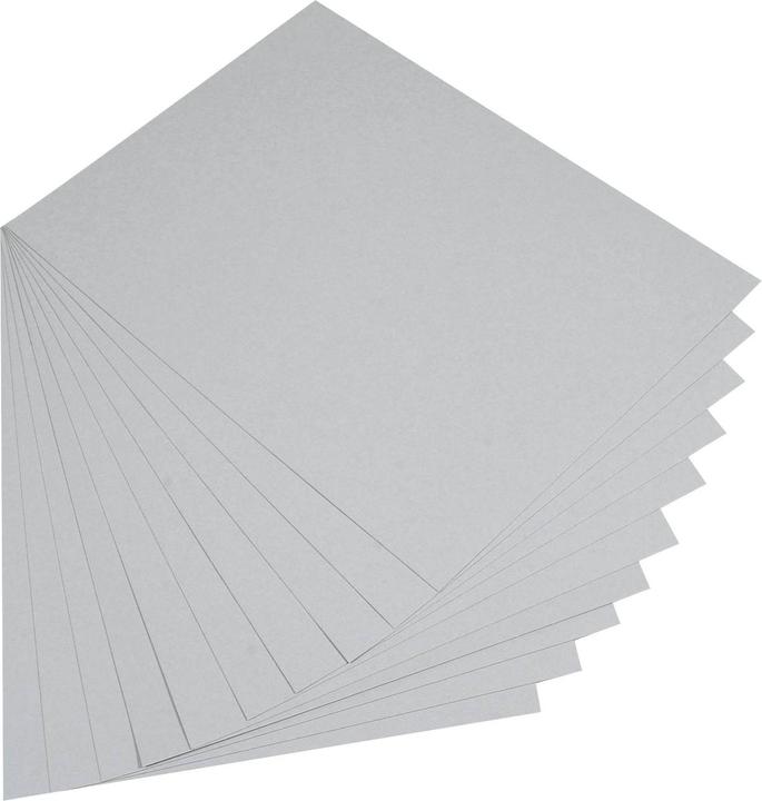 Actual product image Folia Clay paper, DIN A4, 130 g/sqm, light grey (130 g/m², 100x)
