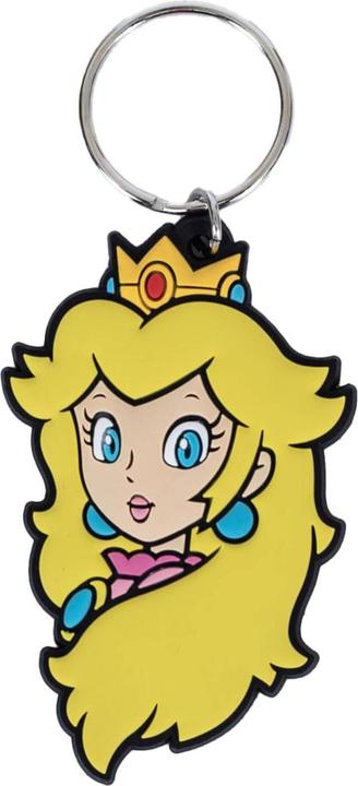 Actual product image Super PVC Princess Peach Keyring