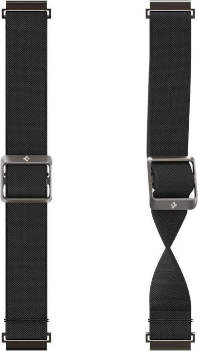 Actual product image Spigen FIT LITE Samsung GALAXY Watch 4 / 5 / 5 PRO (40 / 42 / 44 / 45 / 46MM) BLACK (Nylon, Galaxy watch 4 (40mm))