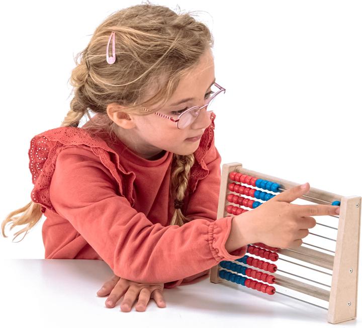 Actual product image Magni Re Wood 100s red blue frame (German)