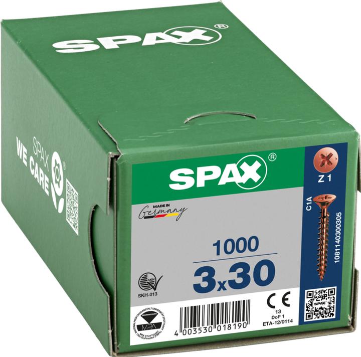 Actual product image Spax Chipboard screws (1000 Screws per piece)