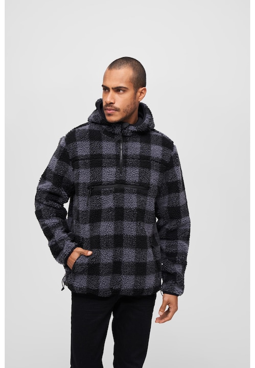 Actual product image Brandit Teddy Fleece Worker Pullover Jacket - 13975 (L, 5XL)