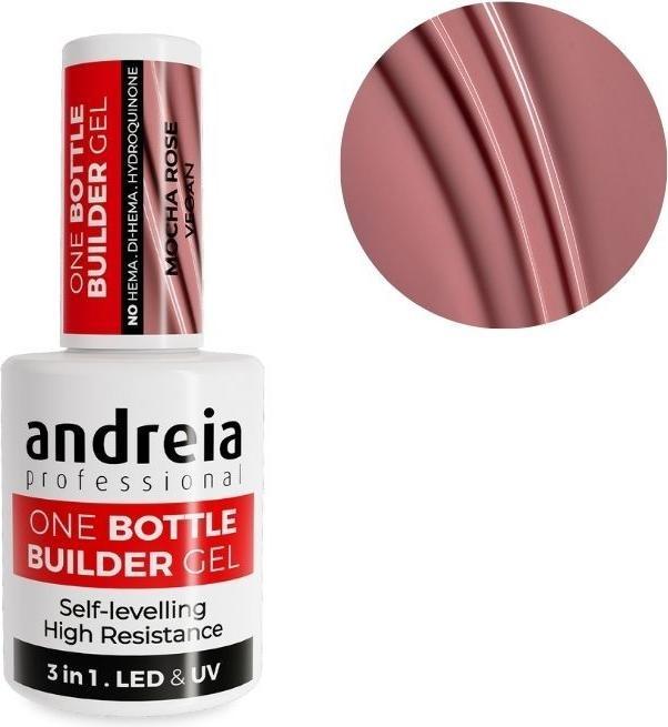 Actual product image Andreia Professional Gel Builder Construction Triphasic (Artificial nails, Mocha)