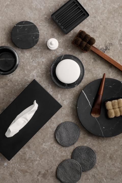 Actual product image Blomus Cosmetic tissue box -NEXIO- stainless steel black