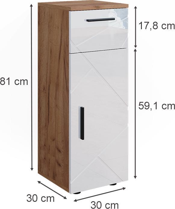 Produktbild Vicco Irma (30 x 30 x 81 cm)