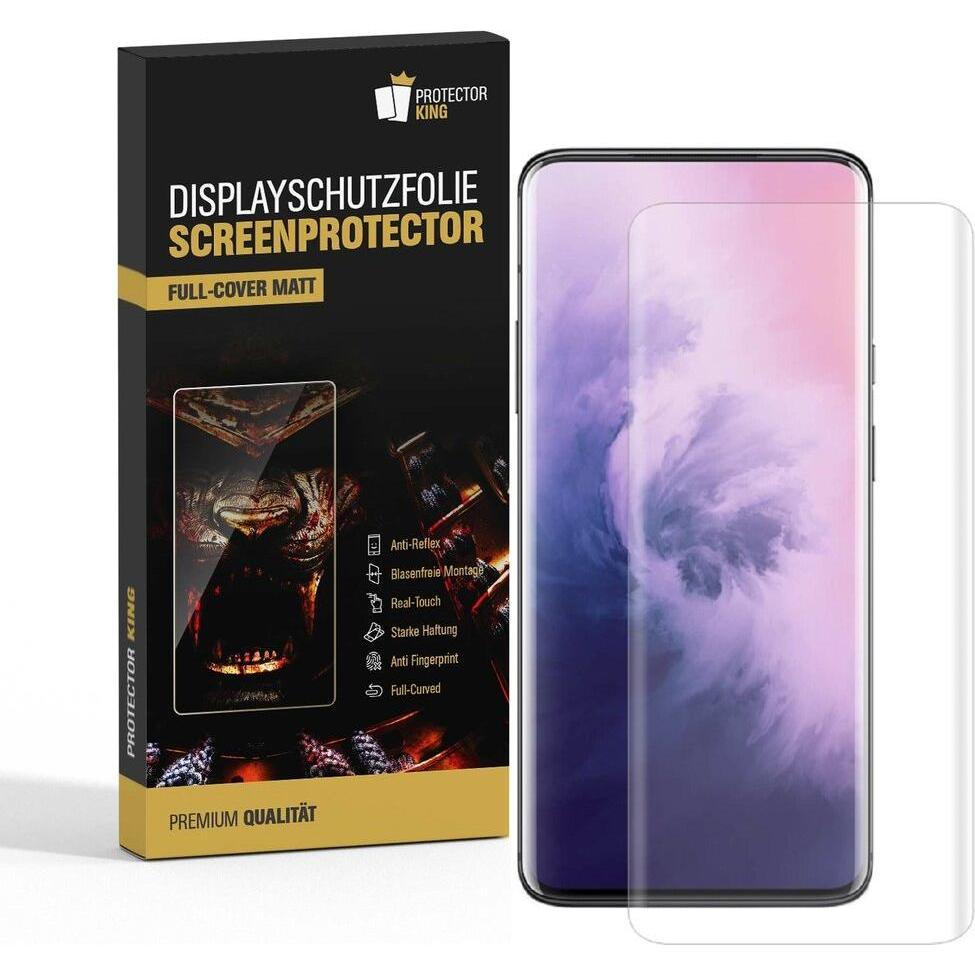 Protectorking 2x Premium Displayschutzfolie Matt Entspiegelt (2 Stück, OnePlus 7 Pro), Smartphone Schutzfolie