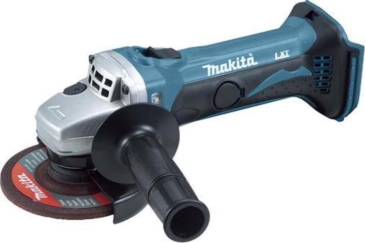 1x passende Einlage, 1x Makita MAKPAC, 1x Makita DGA 452 Akku Winkelschleifer, ohne Ladegerät, ohne Akku