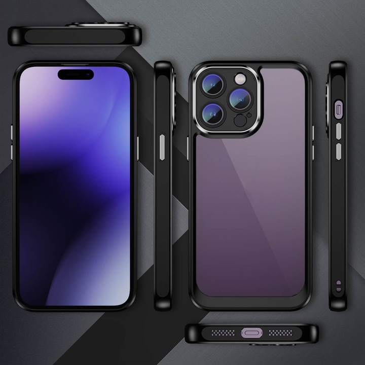 Actual product image Cover-Discount iPhone 15 Pro Max - Case with camera protection black (Apple iPhone 15 Pro Max)