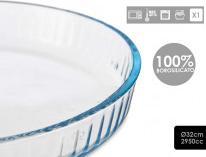 Image du produit Vivalto optique ronde plateau en verre borosilicique optiq