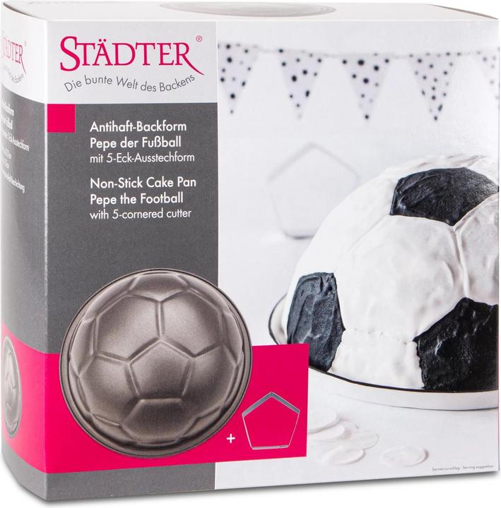 Productafbeelding Städter Motief bakvorm - Voetbal (22 cm)