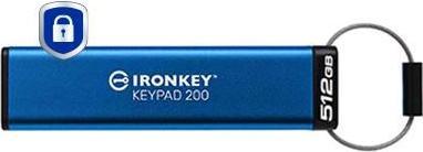 Produktbild Kingston Stick IronKey Keypad 200 512GB secure (512 GB, USB-A)