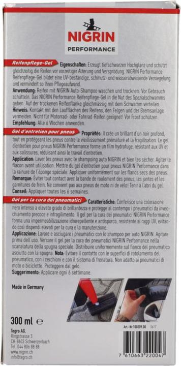 Image du produit Nigrin Soins des pneus (300 ml)