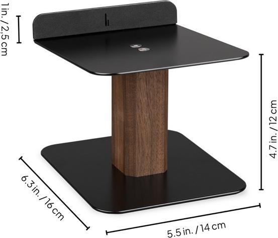 Actual product image Balolo Speaker Stand Walnut (1 pair, Stand)