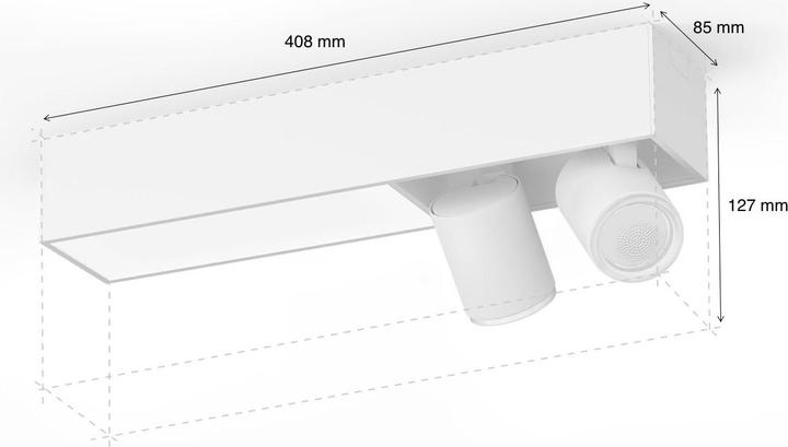 Produktbild Philips Hue Centris Basis BT (1540 lm, GU10)
