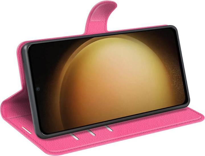 Actual product image Cover-Discount Leather case cover pink (Samsung Galaxy S24+)