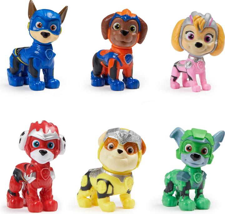 Produktbild Spin Master Paw Patrol: Der Mighty Kinofilm, Geschenkset mit 6 Superhelden-Spielfiguren