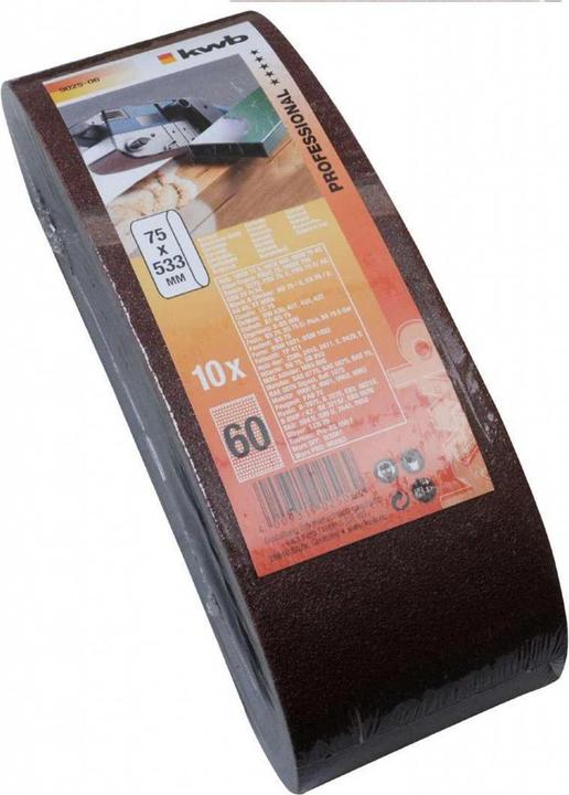 Image du produit kwb Paquet de 10 grains abrasifs 75X533K 60 (60)