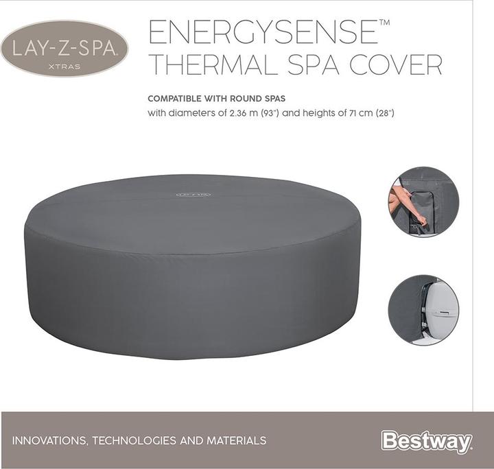 Produktbild Bestway Lay-Z-Spa Thermal Cover Round 236x71cm