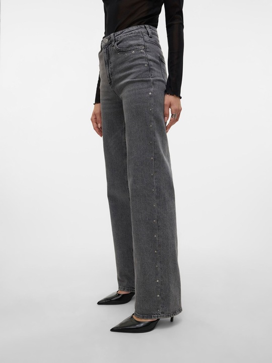 Produktbild Vero Moda VMTESSA Hohe Taille Weiter Beinschnitt Jeans Weit geschnitten (W28/L32)