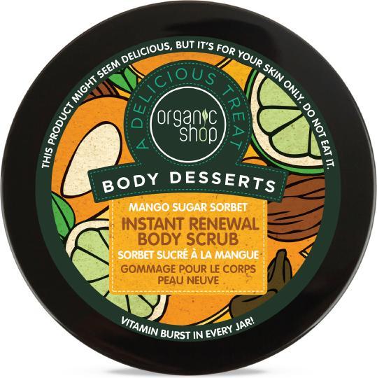 Actual product image Organic Shop Body Desserts Mango Sugar Sorbet Body Scrub Sugar Body Scrub With Mango 450Ml - 450ML (450 ml)