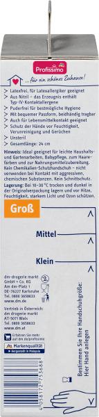 Produktbild dm Profissimo Einmal-Handschuhe (L)