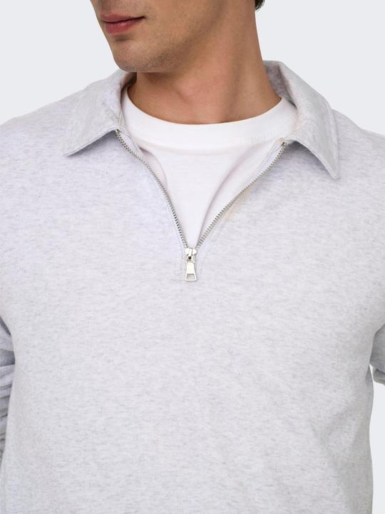 Produktbild Only & Sons Onsdavid Reg Half Zip Sweat (M)