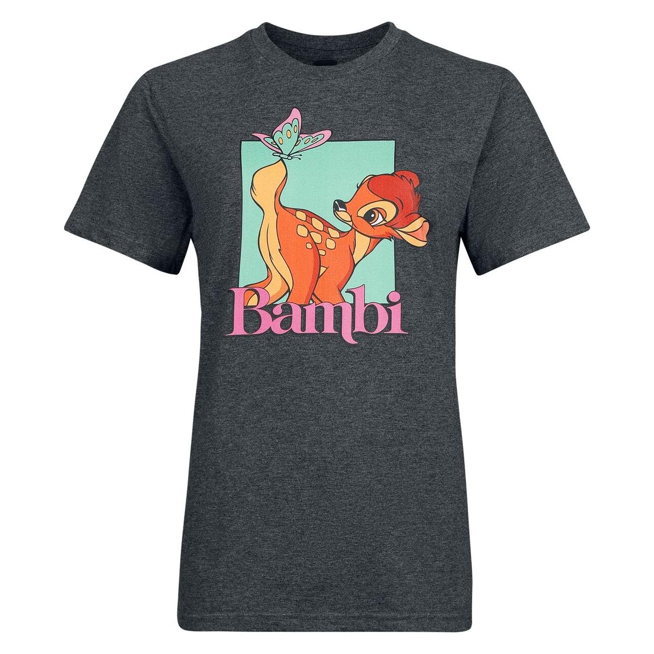 Bambi, Damen, Shirts, Butterfly Pop, Grau, (M)