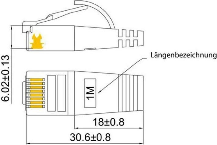 Image du produit Wirewin Câble de réseau (STP, CAT6, 5 m)