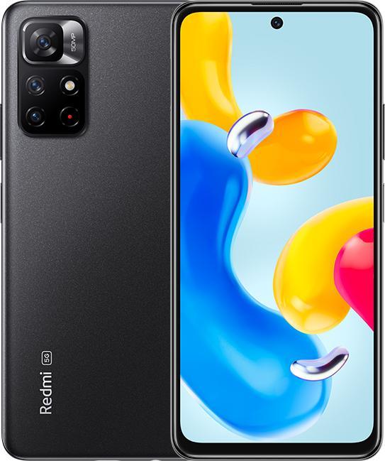 Actual product image Xiaomi Redmi Note 11S 5G (64 GB, Midnight Black, 6.60", Dual SIM, 50 Mpx, 5G)