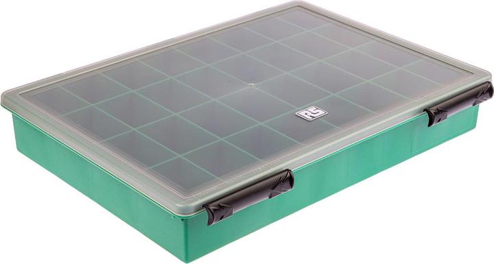 Actual product image Rs Pro Green plastic storage box,32 compartment