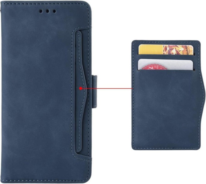 Immagine prodotto Cover-Discount Google Pixel 8 - Custodia con molti scomparti per carte di credito blu (Google Pixel 8)